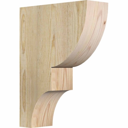 Ekena Millwork Ridgewood Rough Sawn Corbel, Douglas Fir, 4"W x 12"D x 16"H COR04X12X16RID00RDF